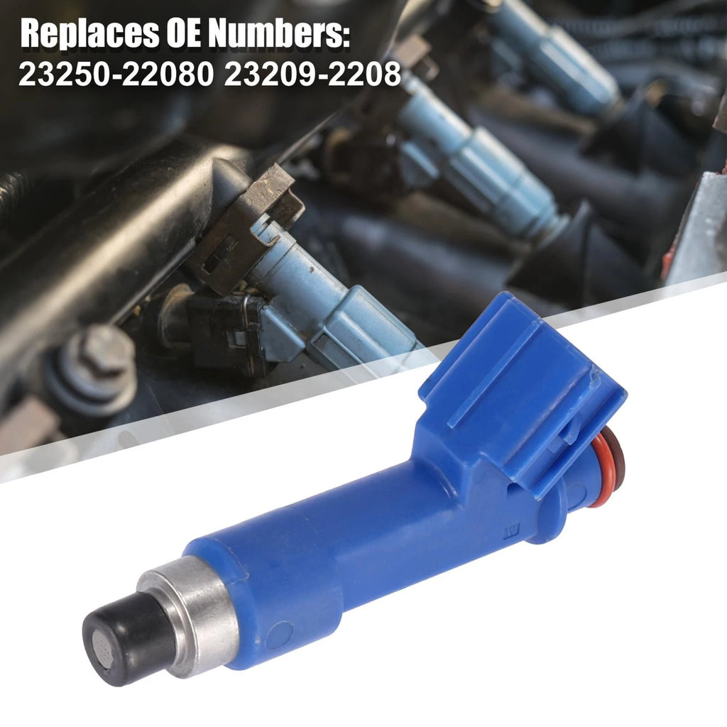 Set of 4 Fuel Injectors 23209-22080 for Toyota Corolla (2004–2008) & Pontiac Vibe 1.8L