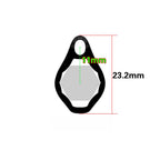 Rocker Arm Handle Assembly with M8 Nut & M2.5 Screw for Baitcasting Reels