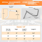 Meathook Bar Ape Hangers for Harley FLHX FLHT (2014–2023)