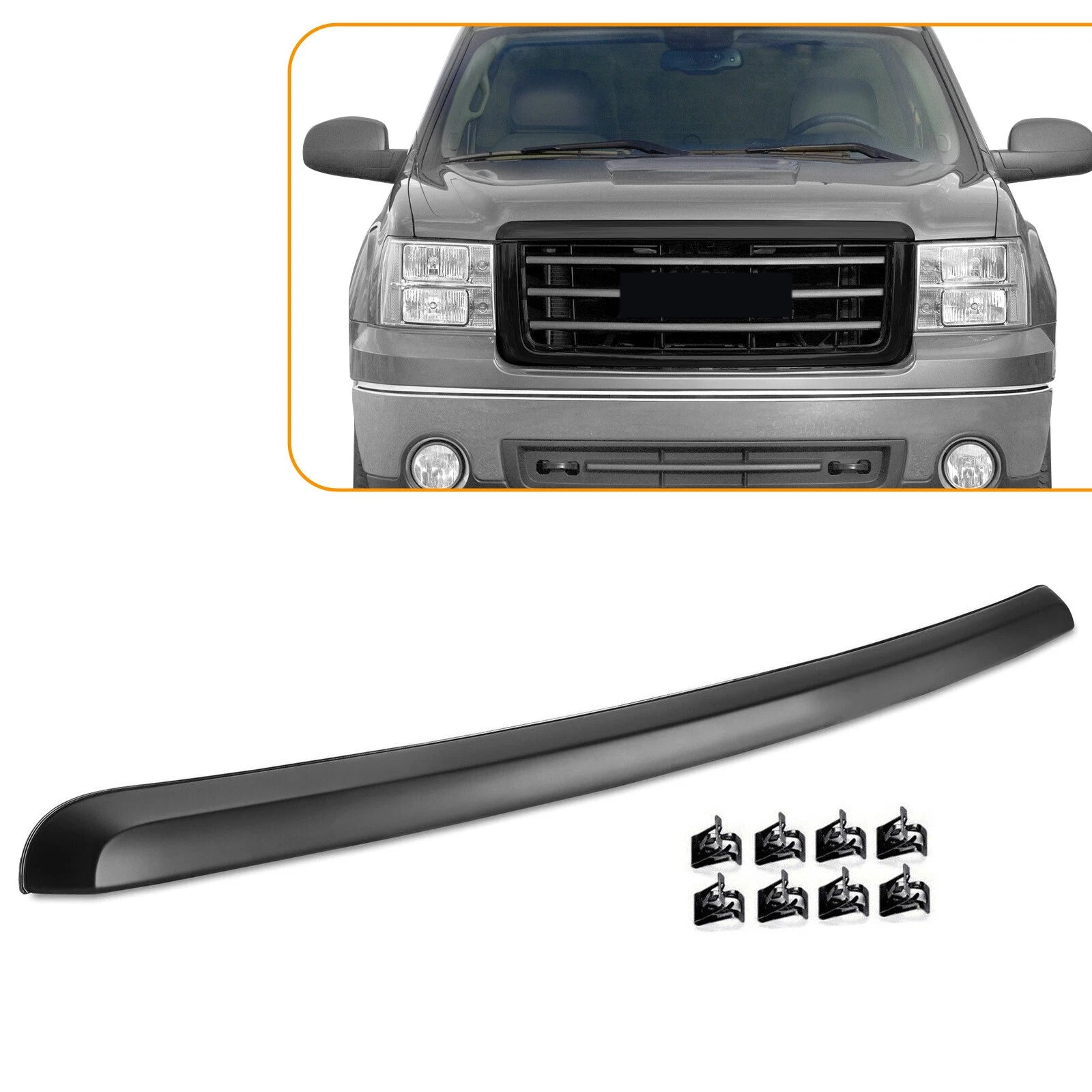 Hood Molding Trim for GMC Sierra 1500 2500 HD (2007–2013) #10385157