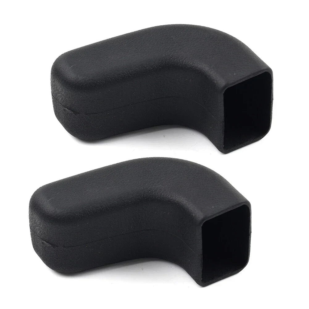 Black Front Bumper Tow Hook Cover for Jeep Wrangler JK JL JT (2007-2023)
