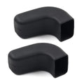 Black Front Bumper Tow Hook Cover for Jeep Wrangler JK JL JT (2007-2023)