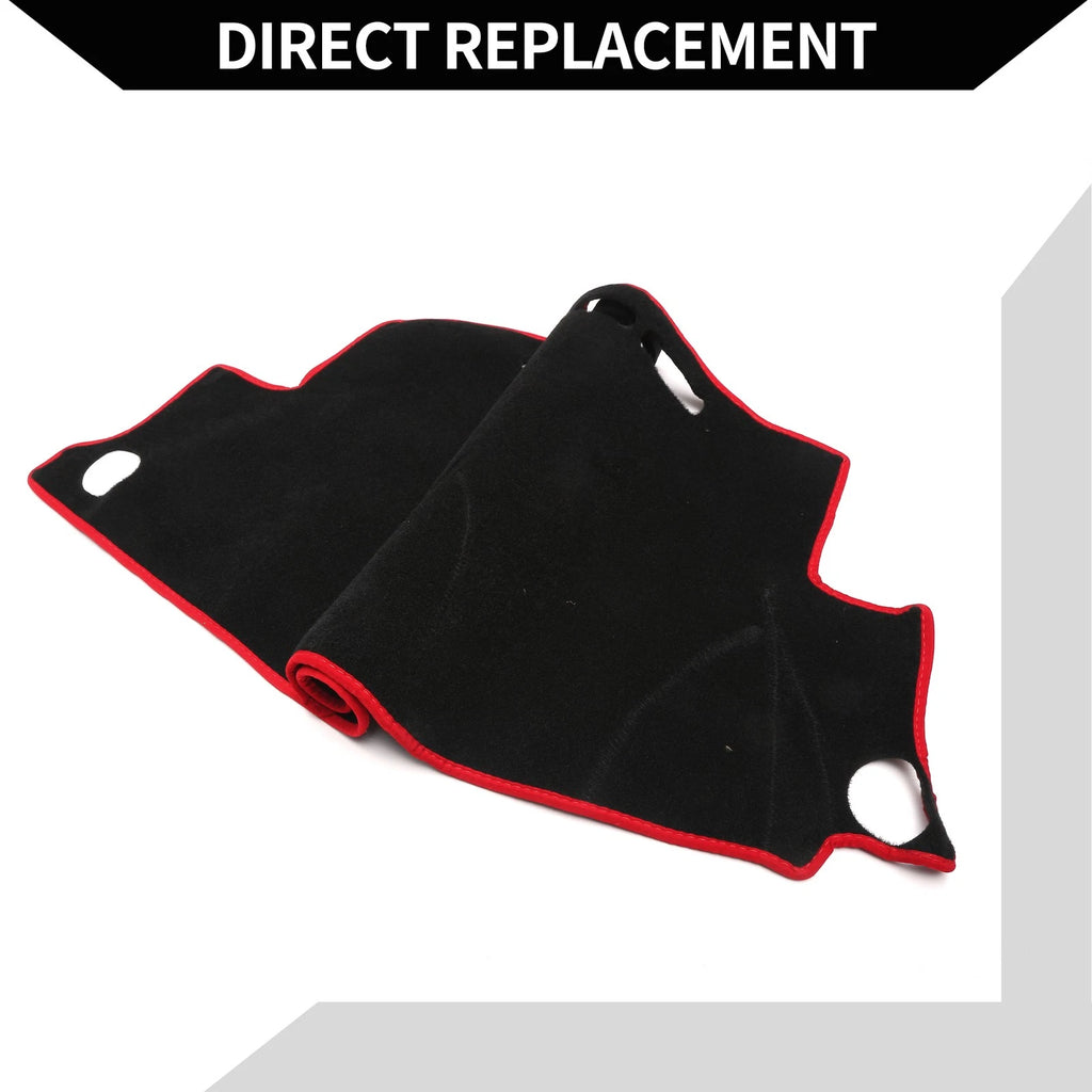Dashboard Cover Mat for Honda Vezel RU1/2/3/4 (2013–2020) Black Red Set