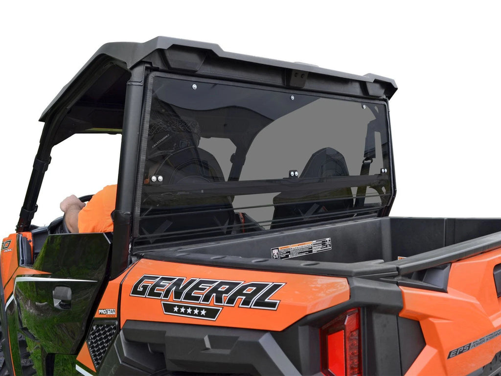 Heavy Duty Rear Dark Tinted Windshield for Polaris General (2016–2023)