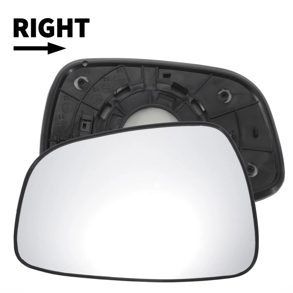 Right Side White Mirror Glass for Dacia Elantra (Non-heated)