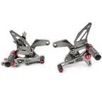 Aluminum Gray Rear Footpegs for Kawasaki Z900 (2021-2023)