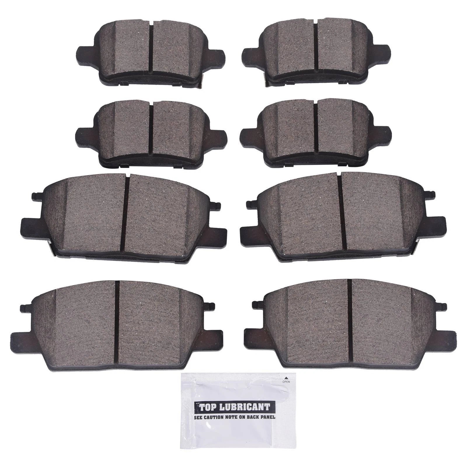 8X Ceramic Disc Brake Pad Kit for Buick Regal Chevrolet Equinox GMC