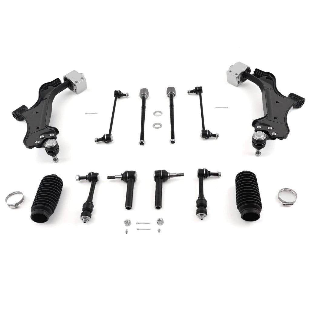 12Pcs Front Lower Control Arms for Chevrolet Equinox, GMC Terrain (2010–2017)