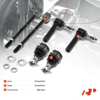 Set of 8 Tie Rod Ends, Ball Joints & Wheel Hubs for Chevy GMC