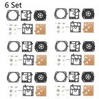 Set of 6 Carburetor Gasket Diaphragm Kit for Walbro K22-HDA