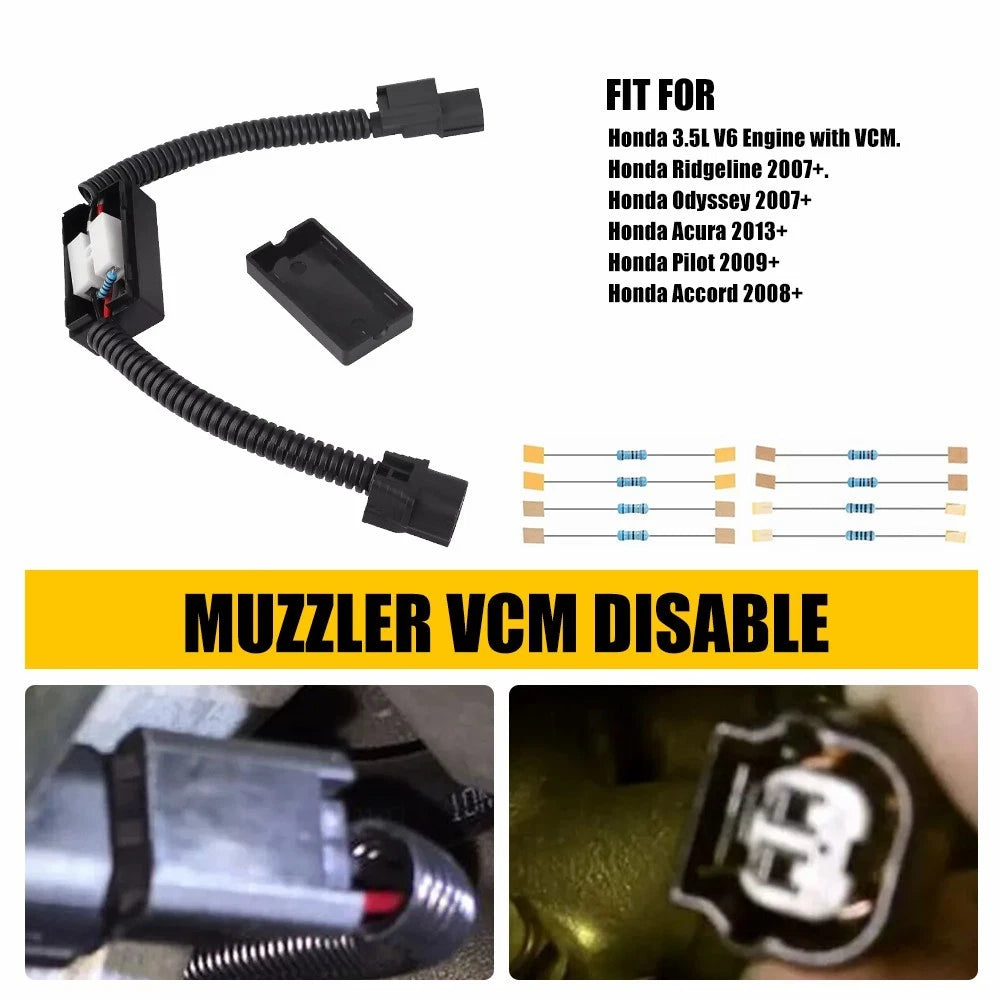 Muzzler Harness VCM Kit for Honda Acura Accord Pilot Ridgeline Odyssey (2003–2023)