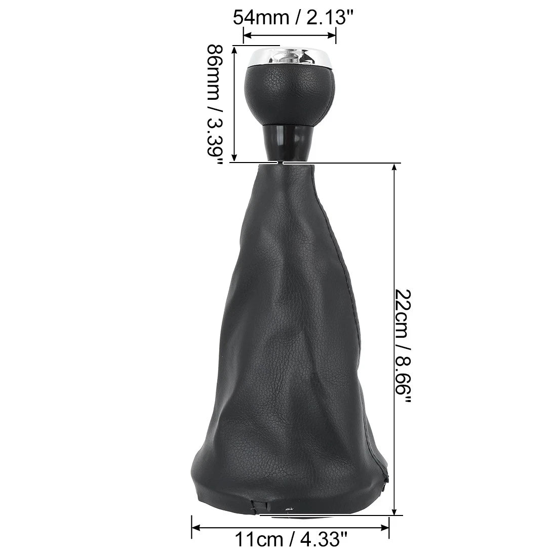 6 Speed Gear Shift Knob Gaiter Boot Covers Kit for BMW Mini (0.59")