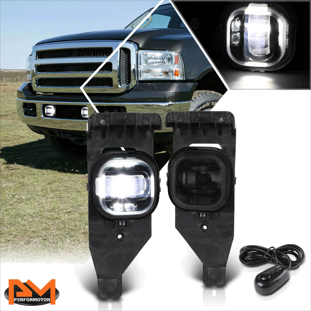 Smoked Lens LED Projector Fog Lights for F250-F550 SD/Excursion (2005–2007)