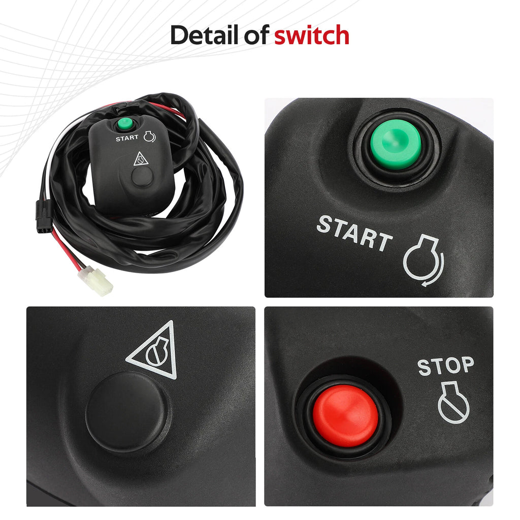 Handlebar Start Stop Switch Box with Lanyard for Yamaha WaveRunner (500–700)