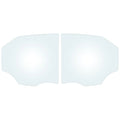 Set of 2 Rear Door Glasses for Cadillac CTS