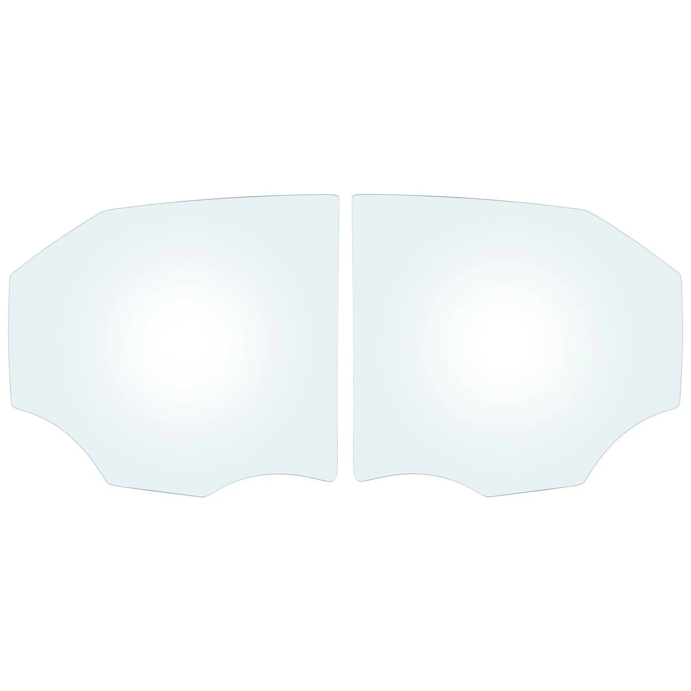 Set of 2 Rear Door Glasses for Cadillac CTS