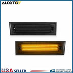 2X LED Side Marker Lights for 1973-1980 GMC Chevy C/K Series Pickup Smoke Lens