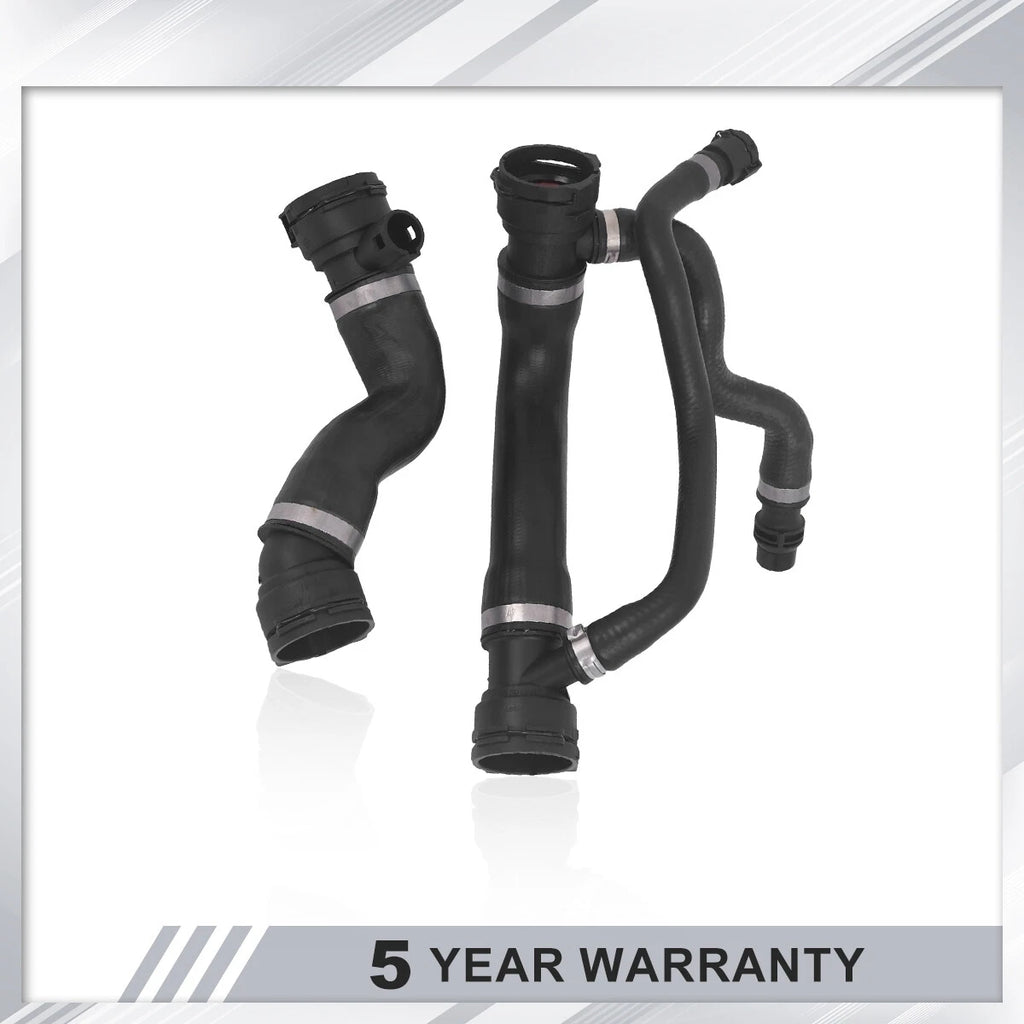2X Lower & Upper Radiator Hose Pipe for BMW 525i 530i (2006–2007)