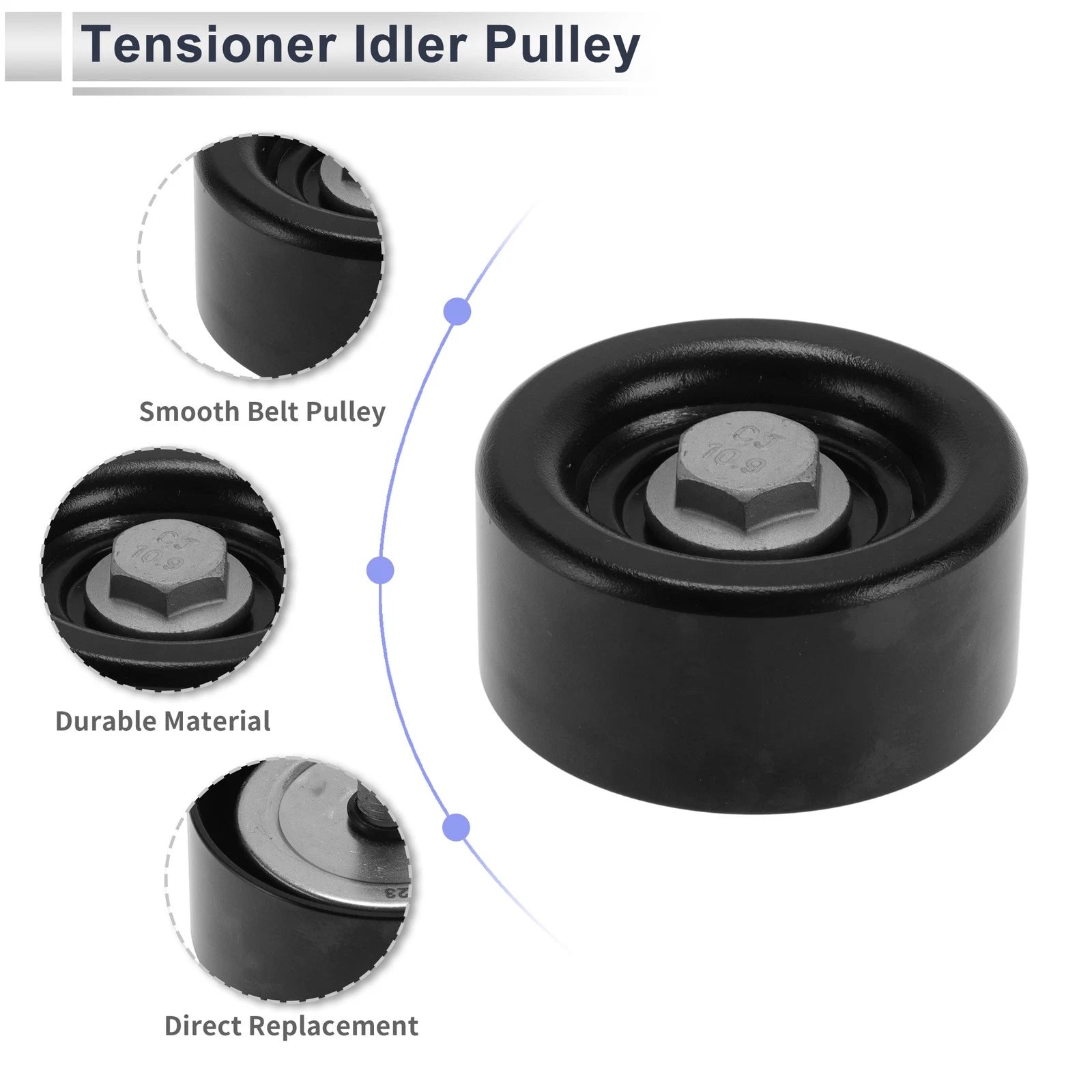Drive Belt Idler Pulley for Chevrolet Sail III (No. 24105941)