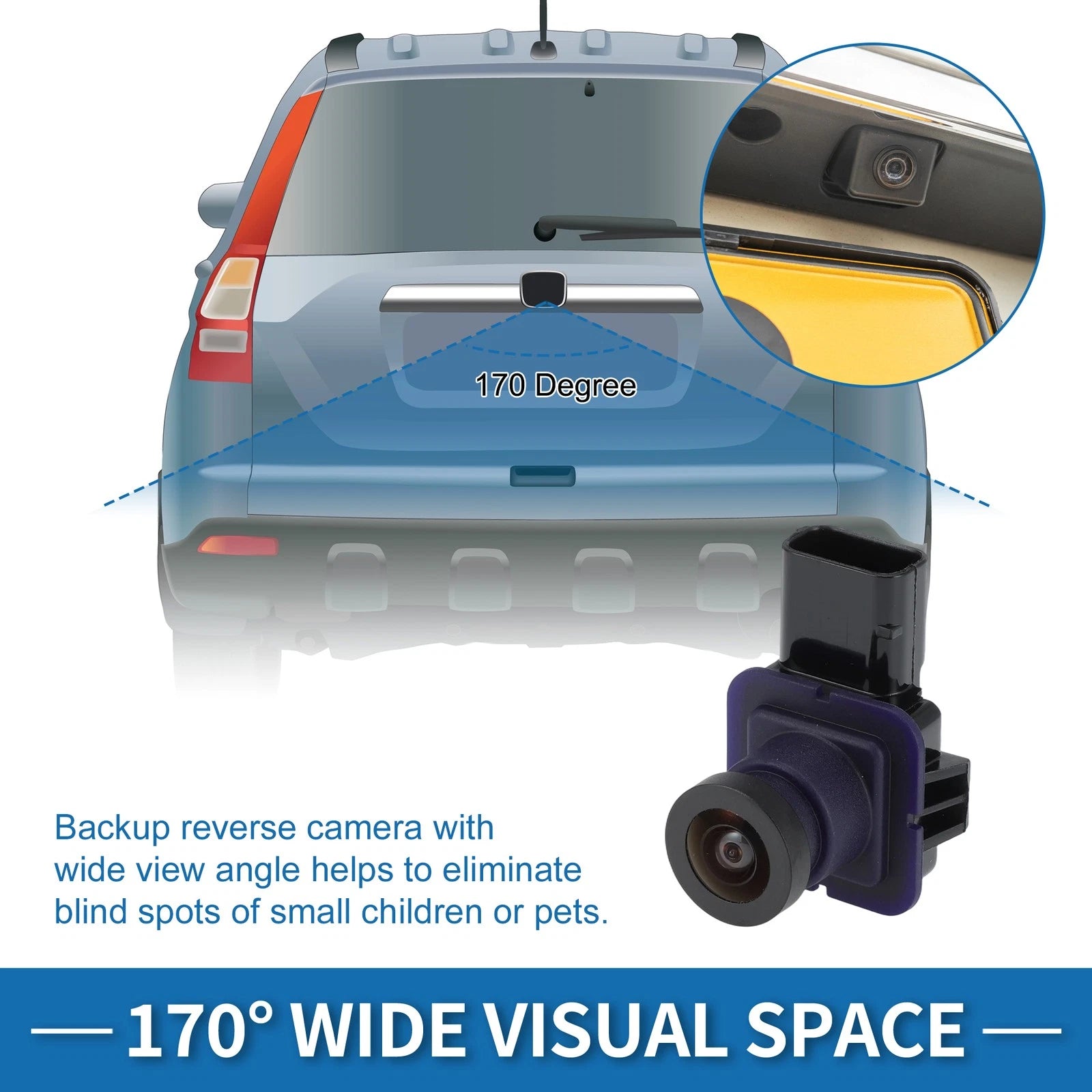 Rear View Backup Camera for Ford Expedition (2015–2017) FL1Z19G490A