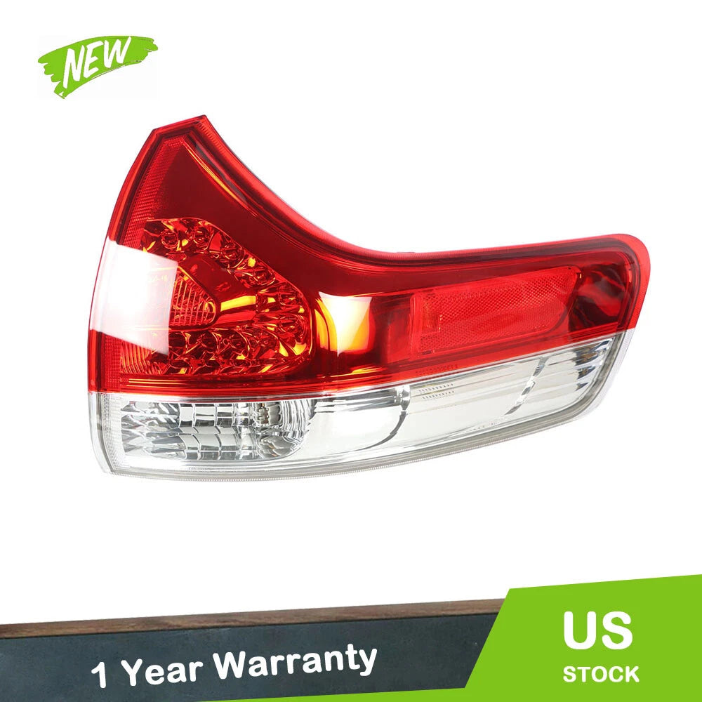 Passenger Right Side Tail Light for Toyota Sienna (2011–2014)
