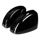 Set of 2 Rear View Side Mirror Cover Caps for Audi TT TTRS R8 (2007–2014) Gloss Black