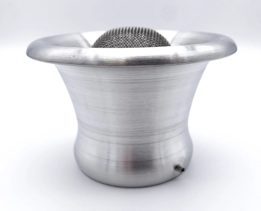 2 Barrel Carb Replacement Unpolished Aluminum Large Bug Horn for Holley (—)