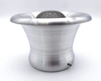 2 Barrel Carb Replacement Unpolished Aluminum Large Bug Horn for Holley (—)