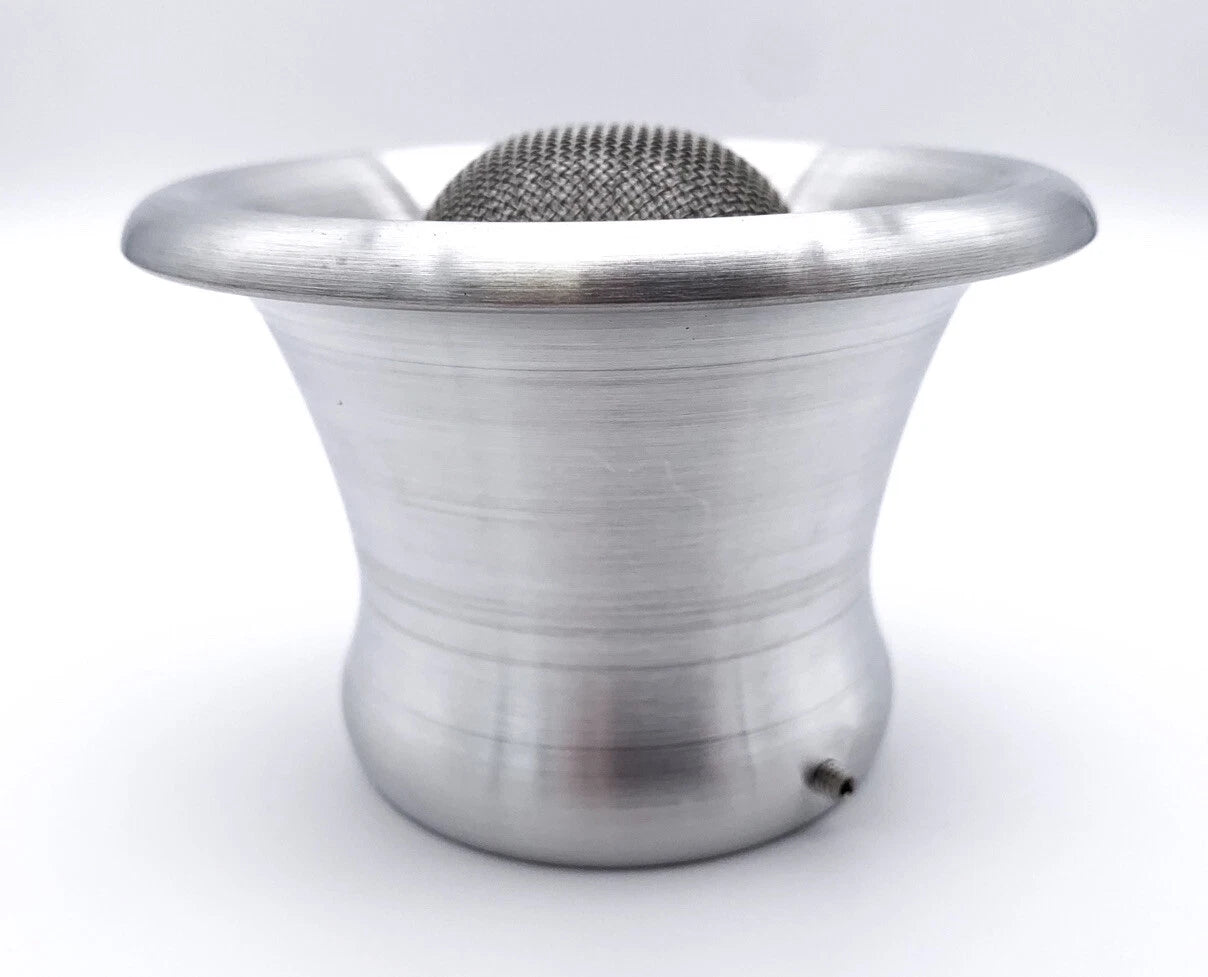 2 Barrel Carb Replacement Unpolished Aluminum Large Bug Horn for Holley (—)