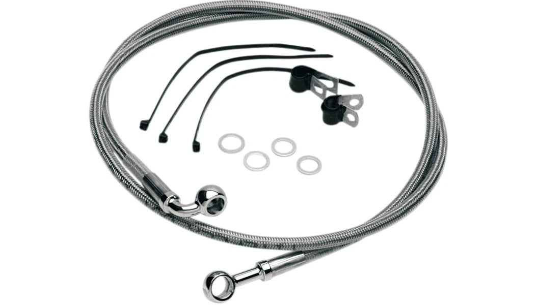Front Braided Brake Line Kit for Harley Davidson Softail Dyna