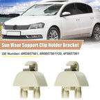 2X Sun Visor Support Clip Retainer 4F0857561 for Audi A6, VW Passat 
