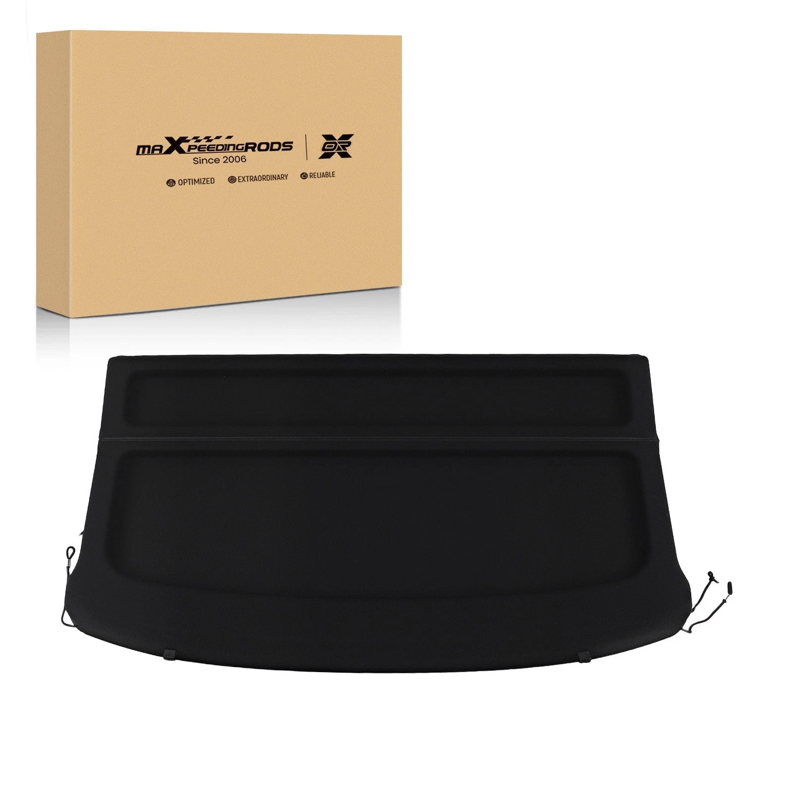 Black Privacy Trunk Cargo Cover for VW Taos (2021–2024)