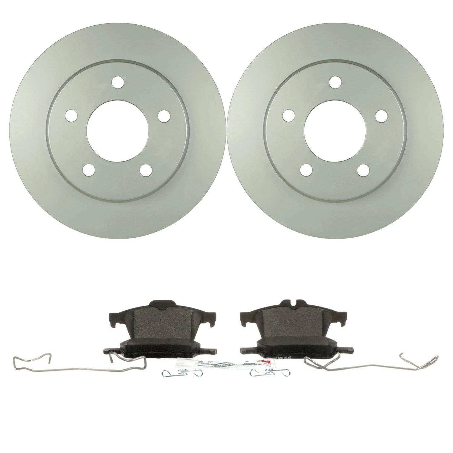 Bosch Rear Disc Brake Rotors & Ceramic Pads Kit for Mazda 3 Sport (2004–2013)