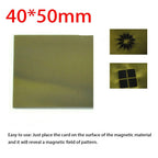Magnetic Field Viewer Film for Universal Use (40x50 mm)