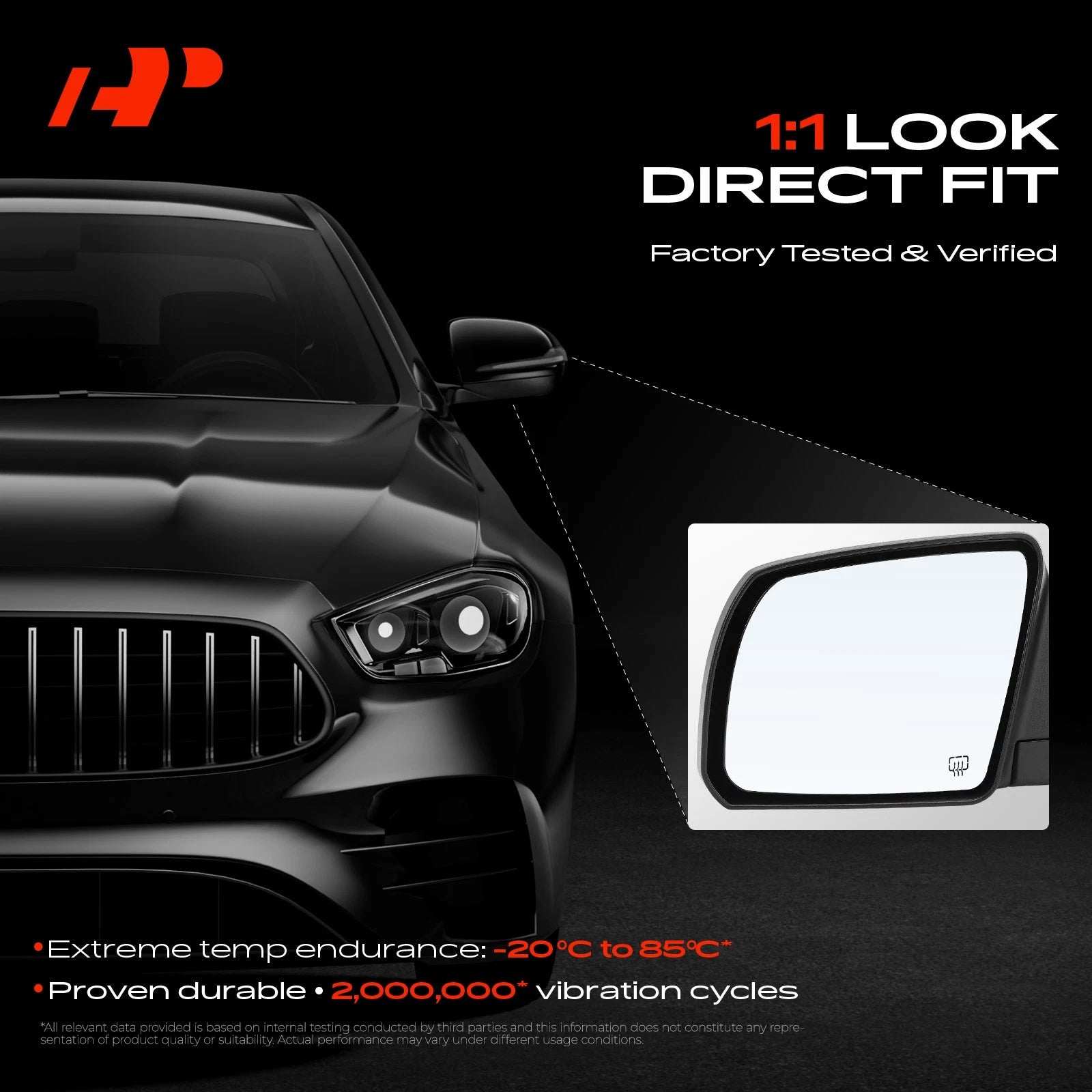 Driver Power Mirror w Manual Folding Texture for Toyota Tundra (2014–2021)