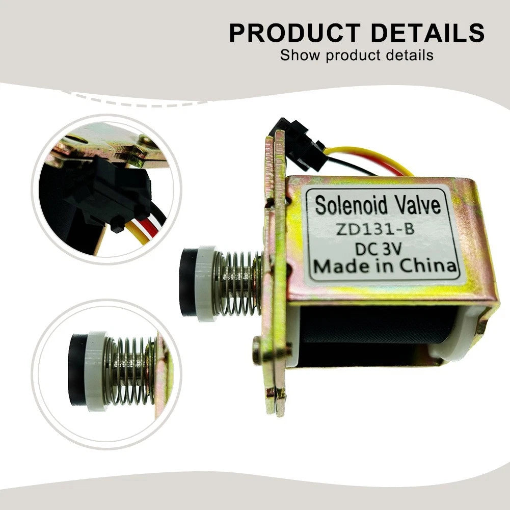 3V DC Metal Solenoid Coil with 14mm Tip for Gas Stove (Compatible)