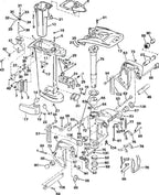 Rubber Upper Motor Mount for Johnson Evinrude OMC (Outboard)
