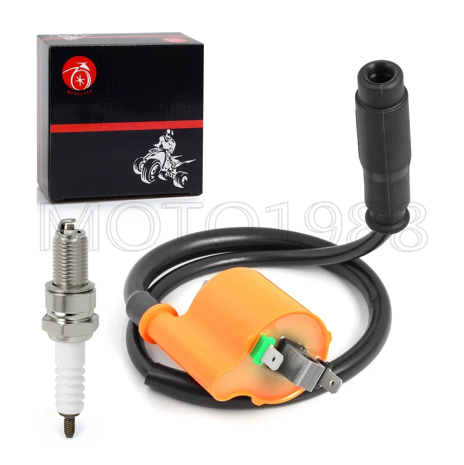 Ignition Coil Pack + Spark Plug + Cap for Kawasaki Teryx4 (2014–2022)
