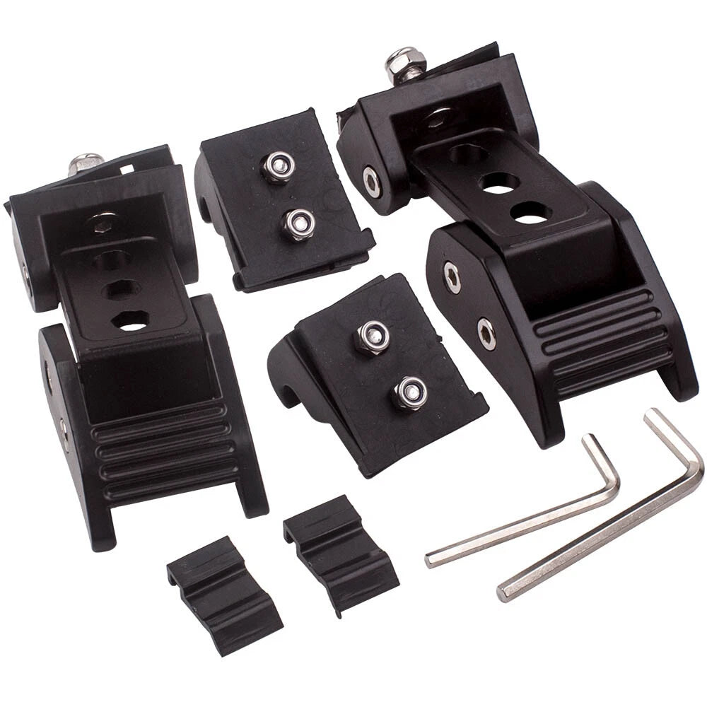 Hood Latch Locking Catch Set for Jeep Wrangler JK JL Unlimited (2007–2023)