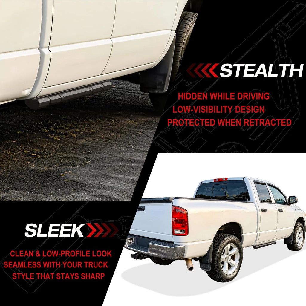 Power Steps for Dodge Ram 1500 Quad Cab, 2500, 3500 (2002-2009)