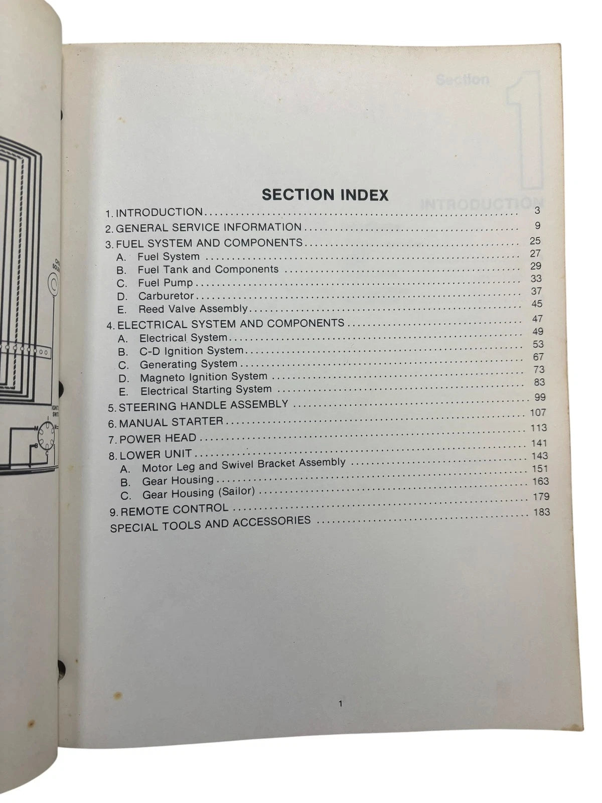 Service Manual for Force Outboards OB 3869 (9.9, 15 HP, 250 Sailor)