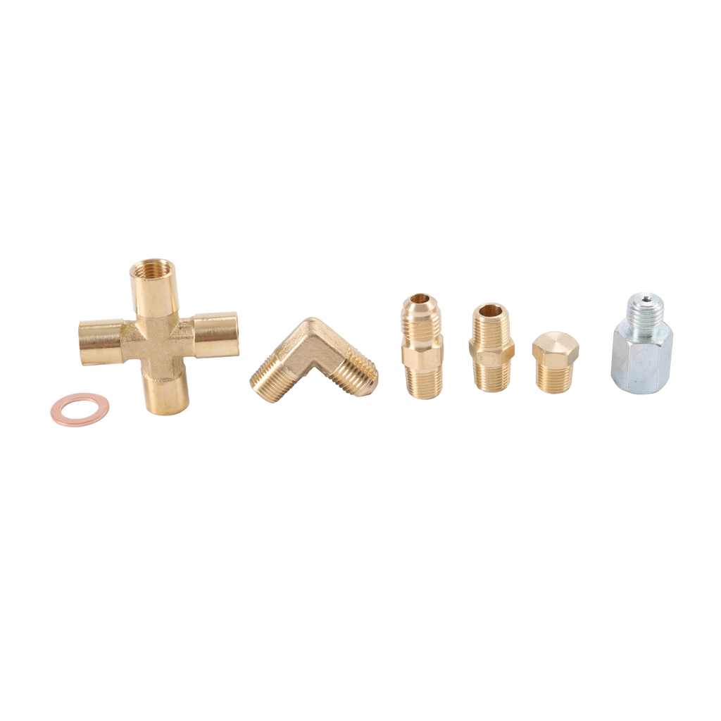 Turbo Oil Feed Line Kit for T3 T4 T04E GT35 GT45 (1/8 NPT)