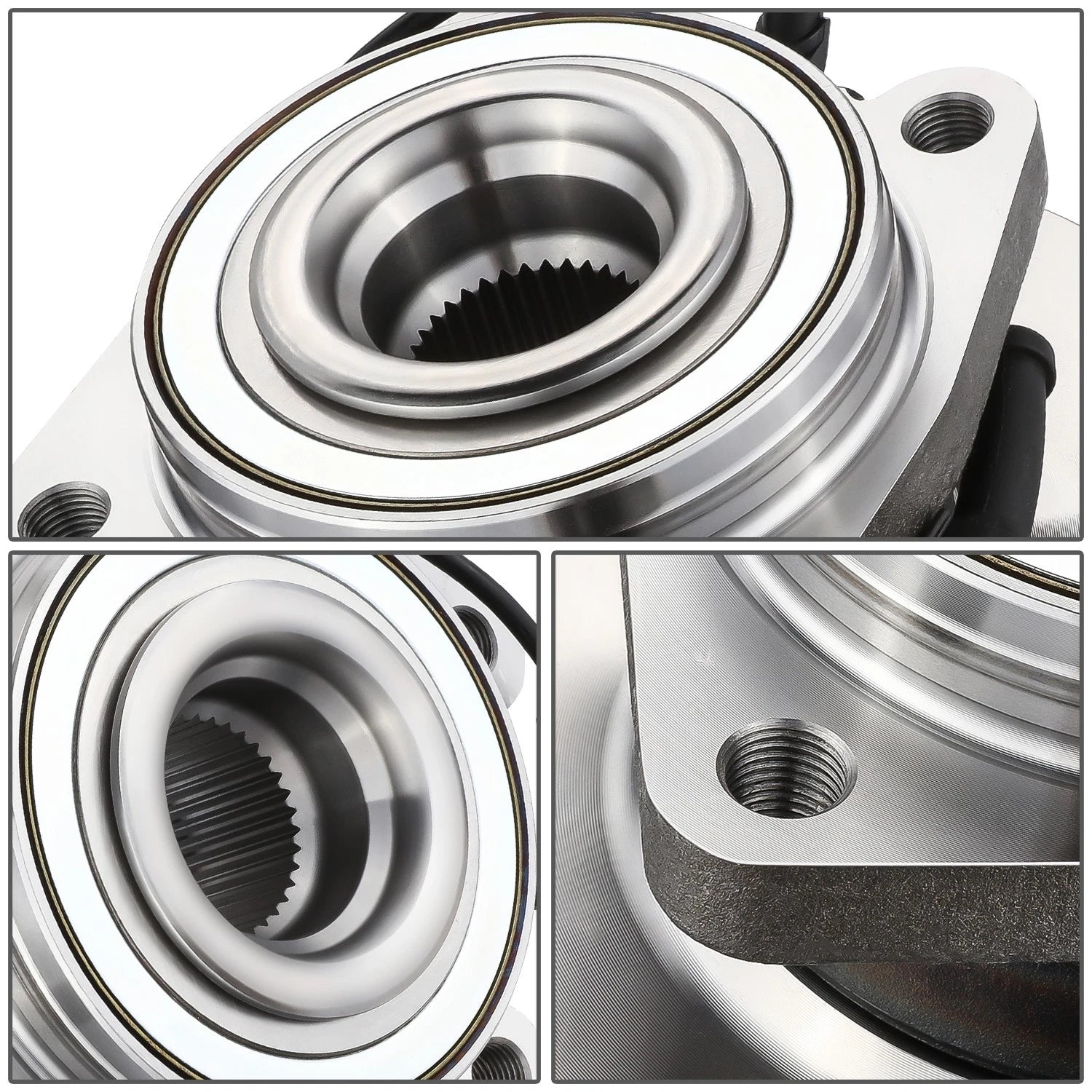 Front Left or Right Wheel Bearing Hub w/ABS Sensor for Silverado Sierra (2011–2020)