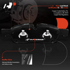 Front Disc Brake Rotors & Ceramic Pads for Mercedes-Benz ML350 (2012–2015)