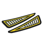 Universal DRL LED Daytime Running Lights for Car - White/Amber