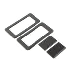 4 x Interior Rear Seat Switch Cover Trim for Jeep Wrangler JK (2011-2017)