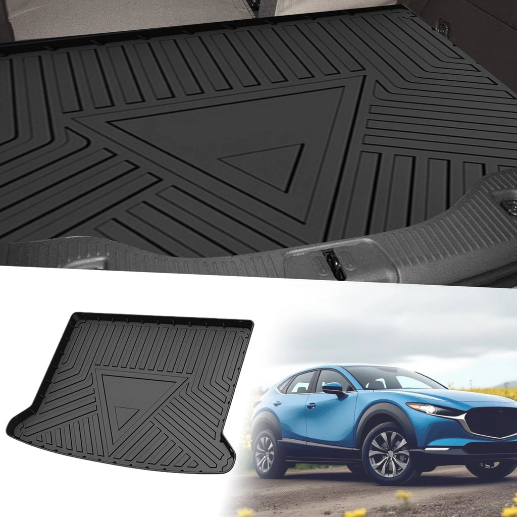 Flat Face Cargo Liner Rear Trunk Mat for Mazda CX-30 (2020–2025) TPE