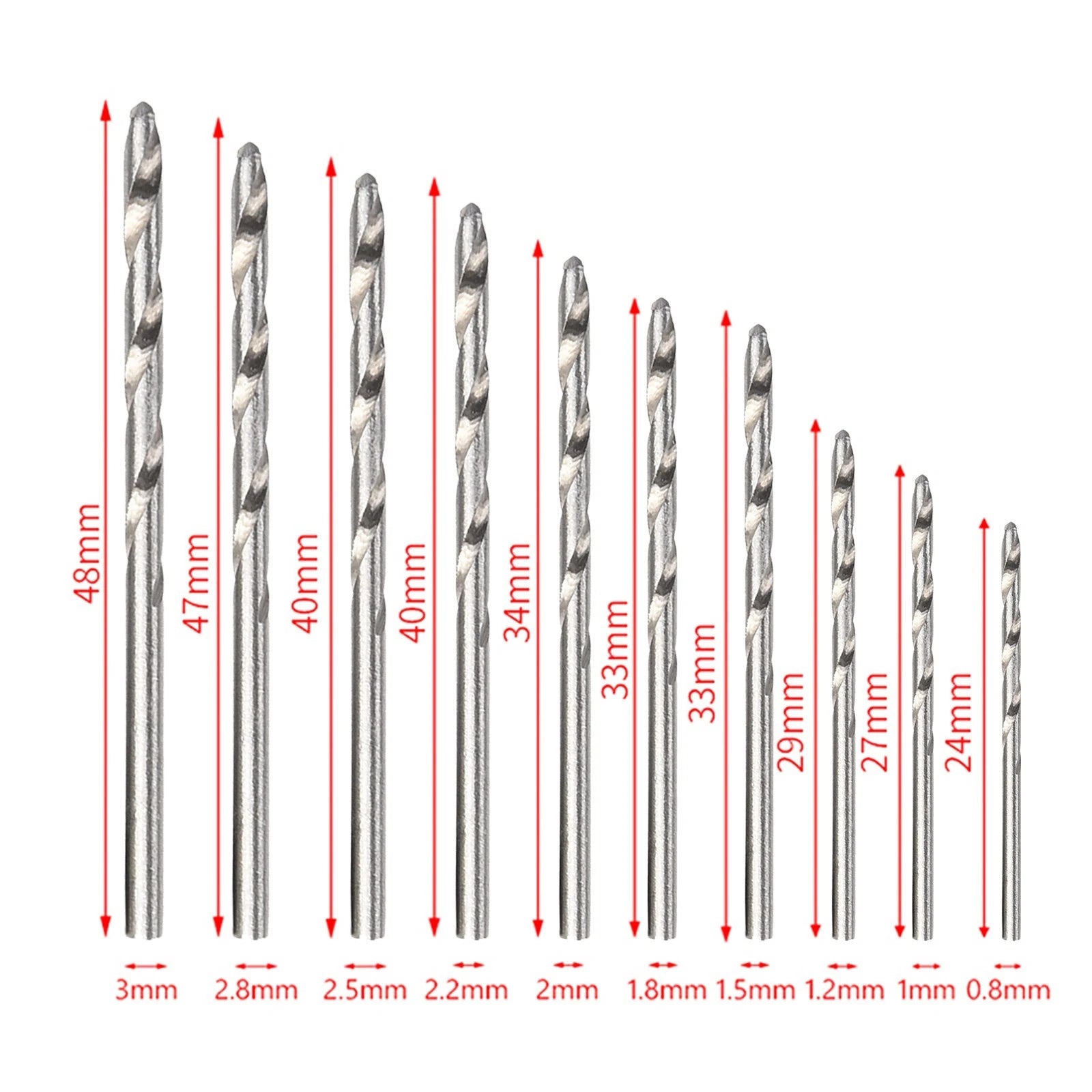 Small Hand-Drill Woodworking Tool for Hobby Models (0.3-3.2mm)