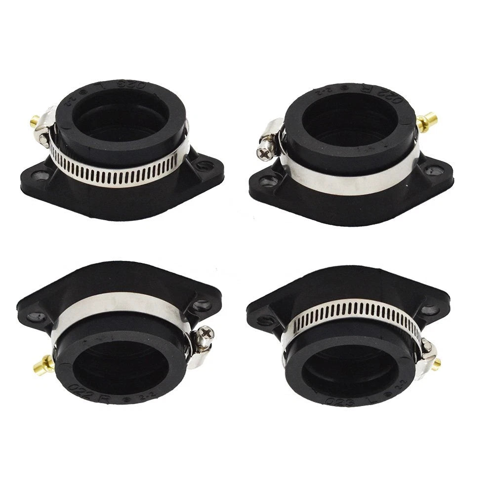Set of 4 Carburetor Intake Manifold Boots for Kawasaki 1000 LTD Z1 KZ900 KZ1000