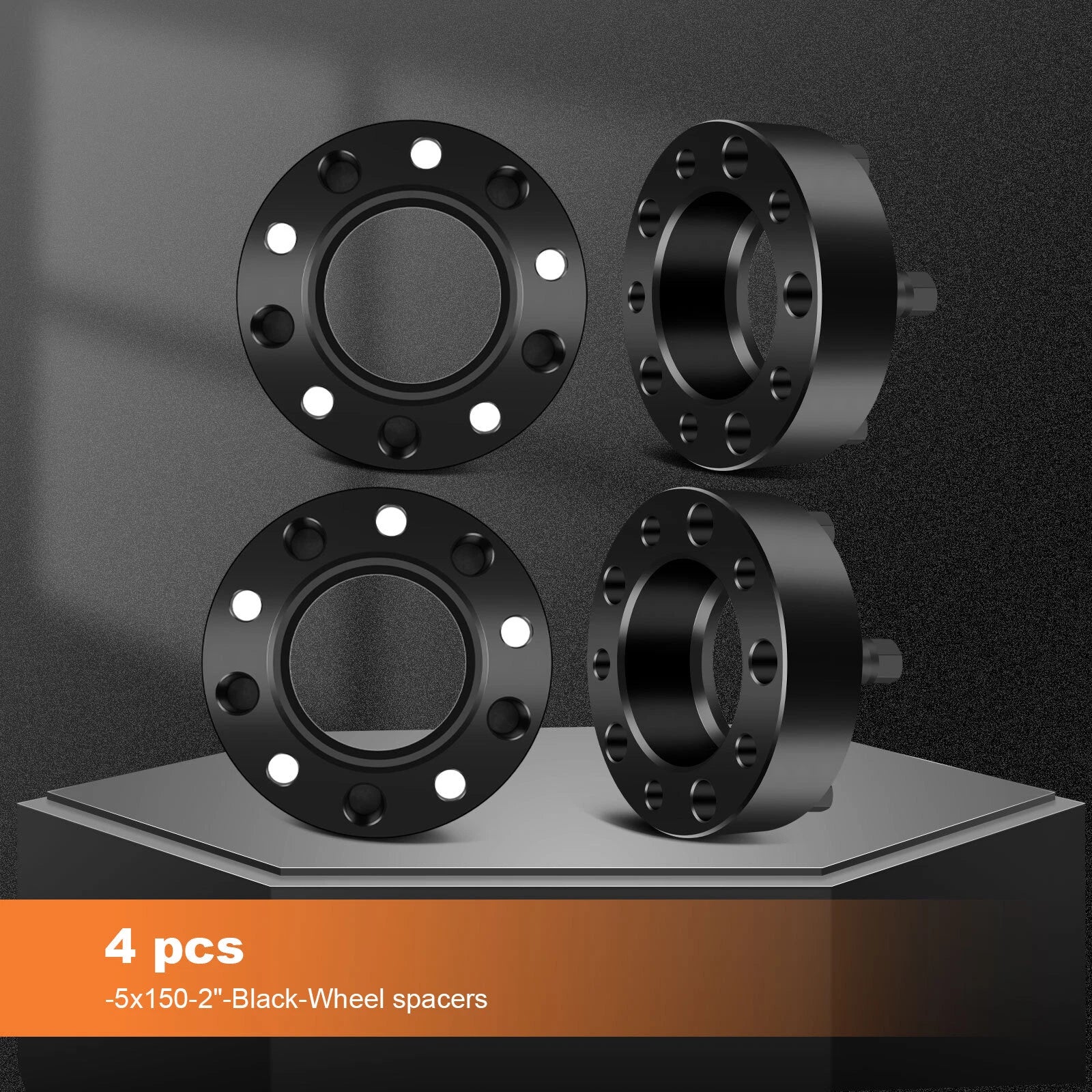 4X 2" 5x150 Hubcentric Wheel Spacer for Toyota Tundra, Land Cruiser, Lexus